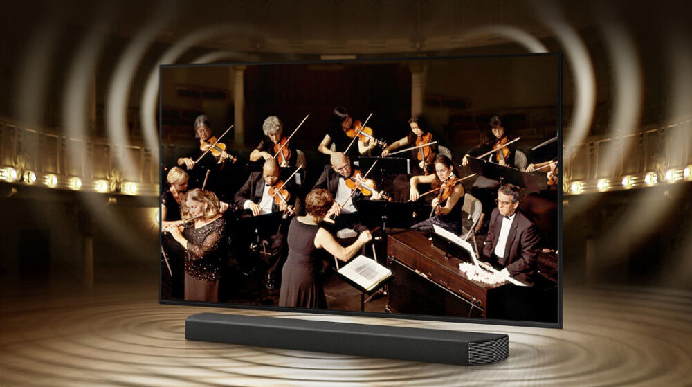 âm thanh sống động - smart tivi samsung 4k 43 inch ua43au7002