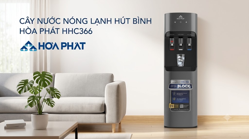 Cây nước nóng lạnh Hòa Phát HHC366