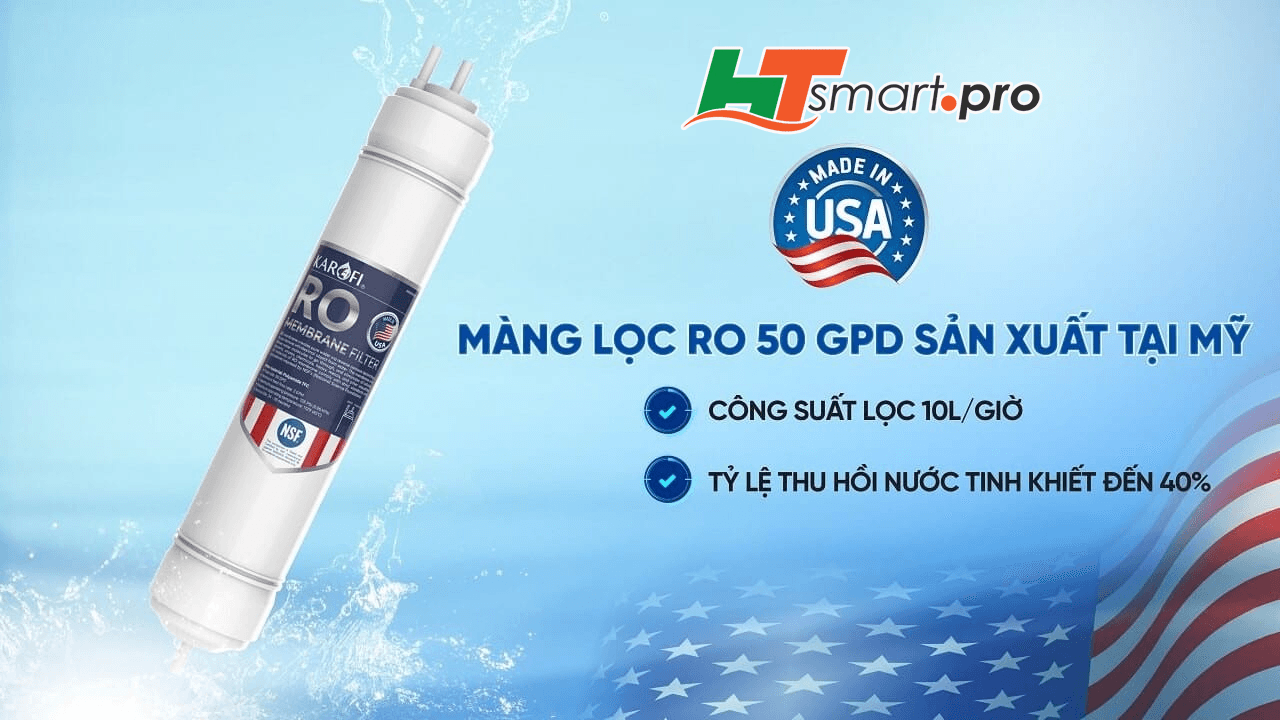Màng lọc RO 50GPD sản xuất Mỹ