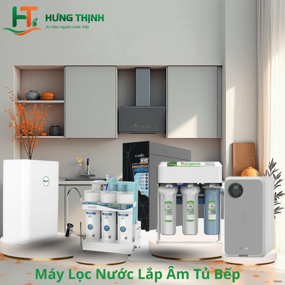 Máy lọc nước lắp âm tủ bếp